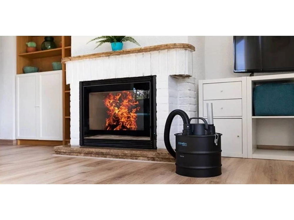 Aspirador sin bolsa - Cecotec Conga PopStar 10180 Ash, Aspirador de cenizas, 1000 W, 18 l, 6 m², Negro