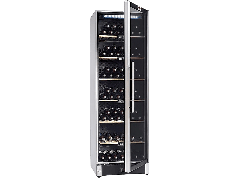 Vinoteca - La Sommelière VIP185, 200 W, Compresor, Para 197 Botellas, Multitemperatura, Antivibración, Inox