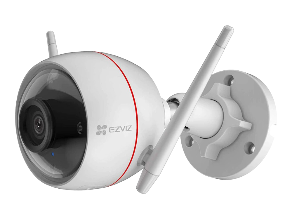 Cámara de vigilancia IP - Ezviz C3W Pro, 4MP, Audio bidireccional, Visión nocturna, IP67, Blanco