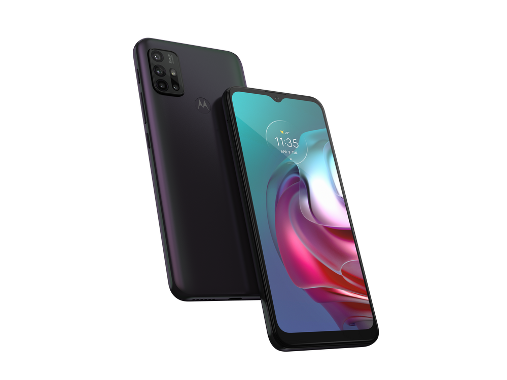 motorola Moto G30, Negro, 128 GB, 4 GB RAM, 6.5" HD+, Qualcomm Snapdragon 662, 5000 mAh, Android 11