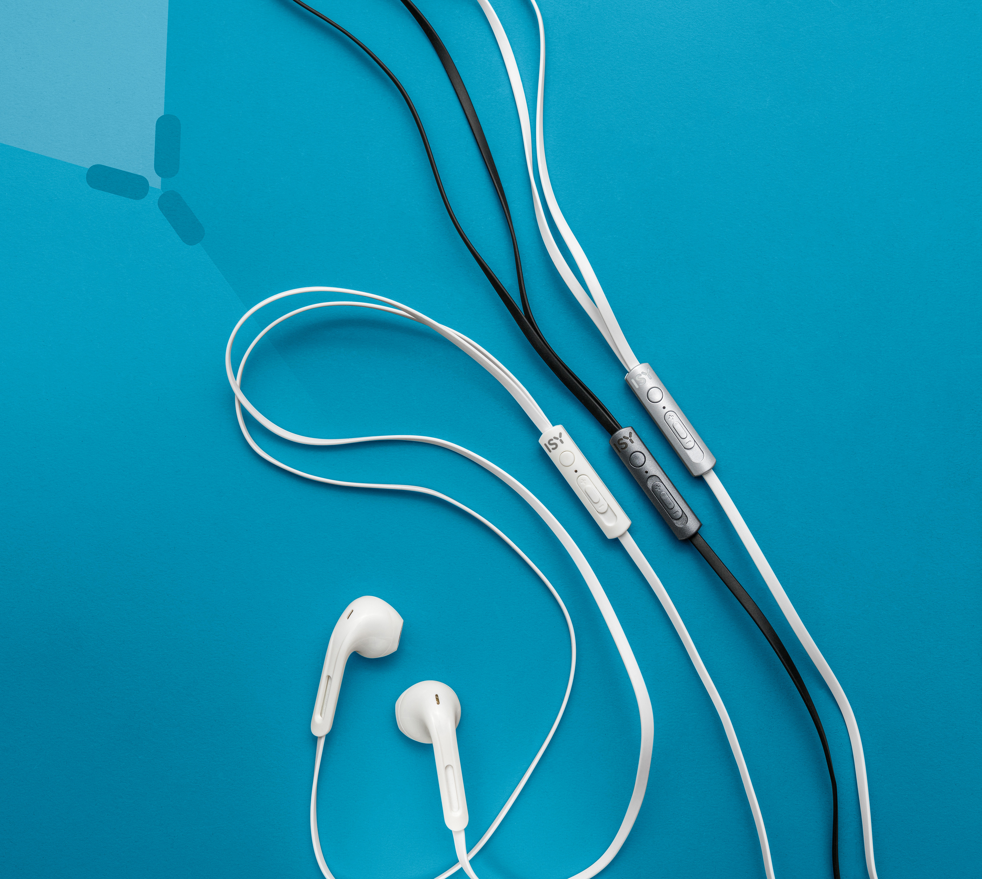 ISY IIE-3700, In-ear Kopfhörer Weiß