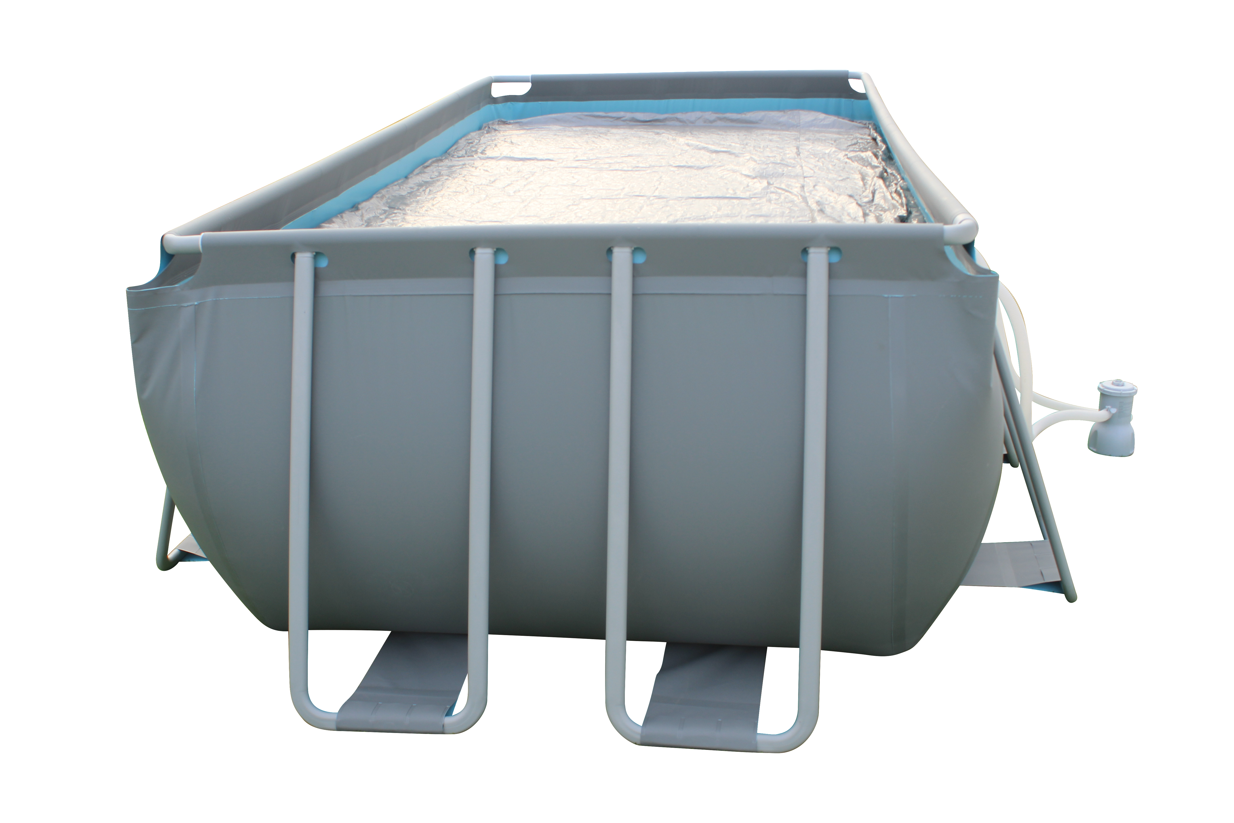 LAMAR Poolset 244 Pool, Grau/Blau