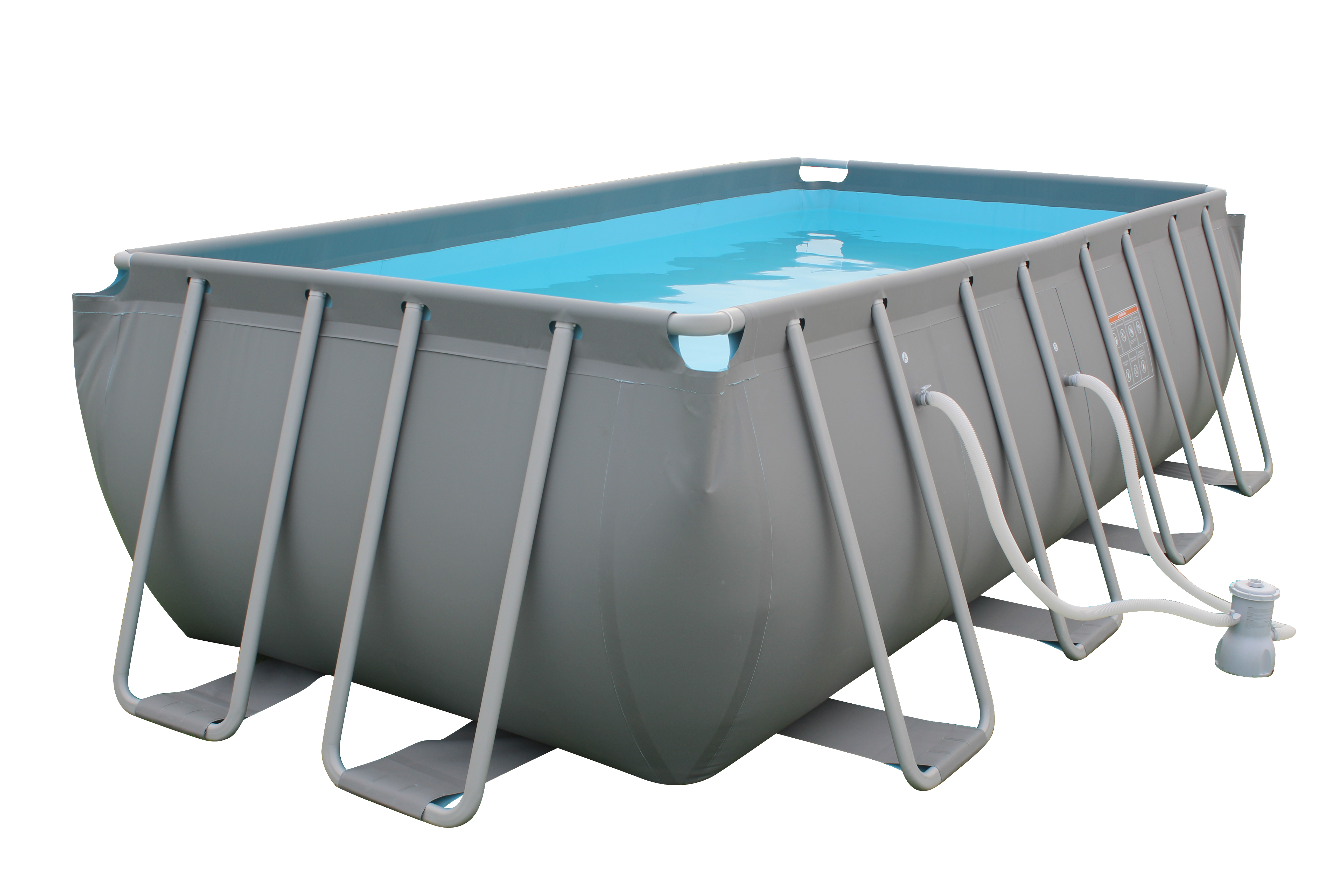LAMAR Poolset 244 Pool, Grau/Blau