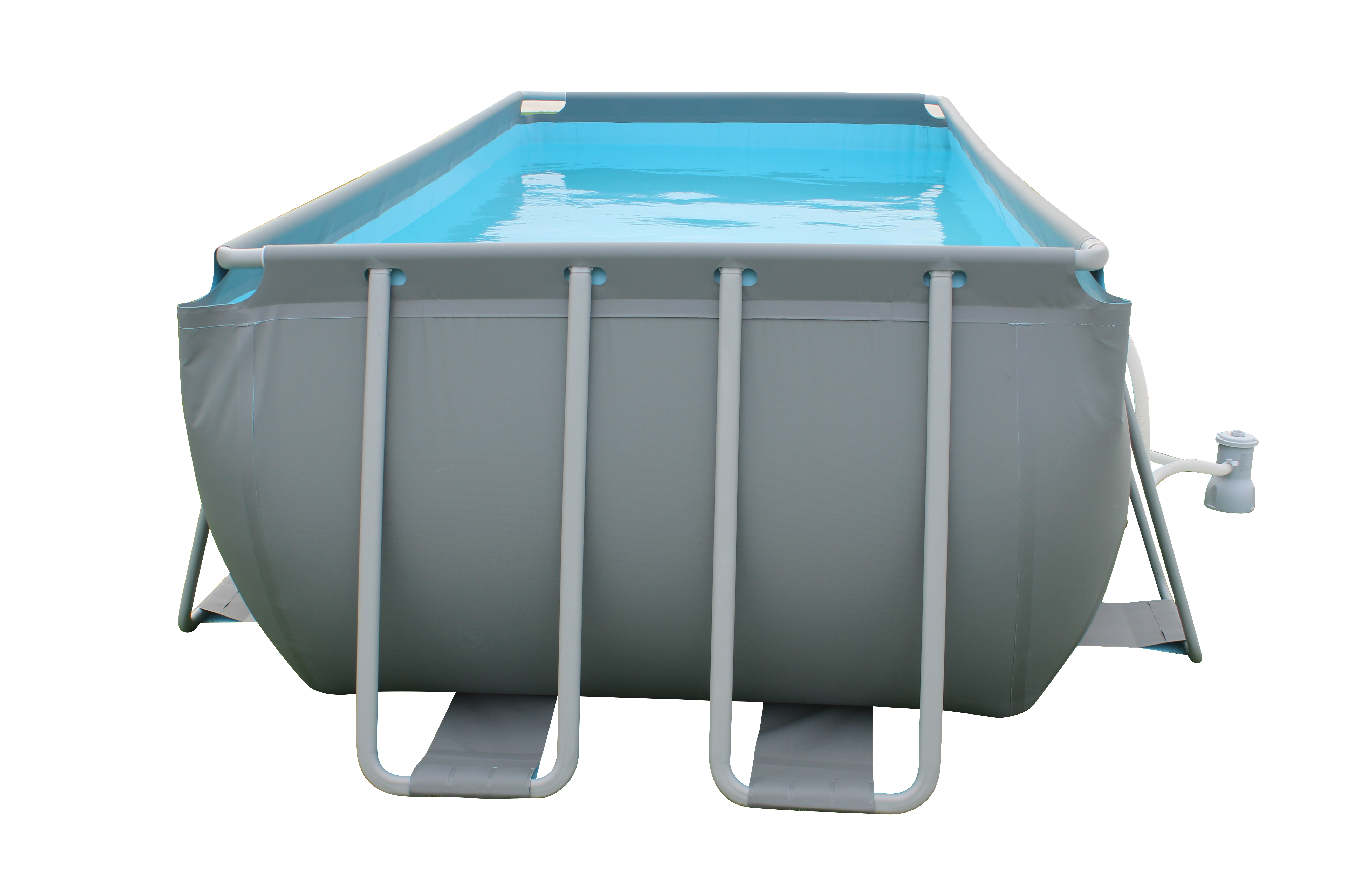 LAMAR Poolset 244 Pool, Grau/Blau