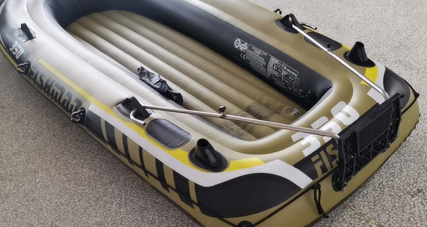 LAMAR SBM 350 Schlauchboot mit Motor, Olivgrün