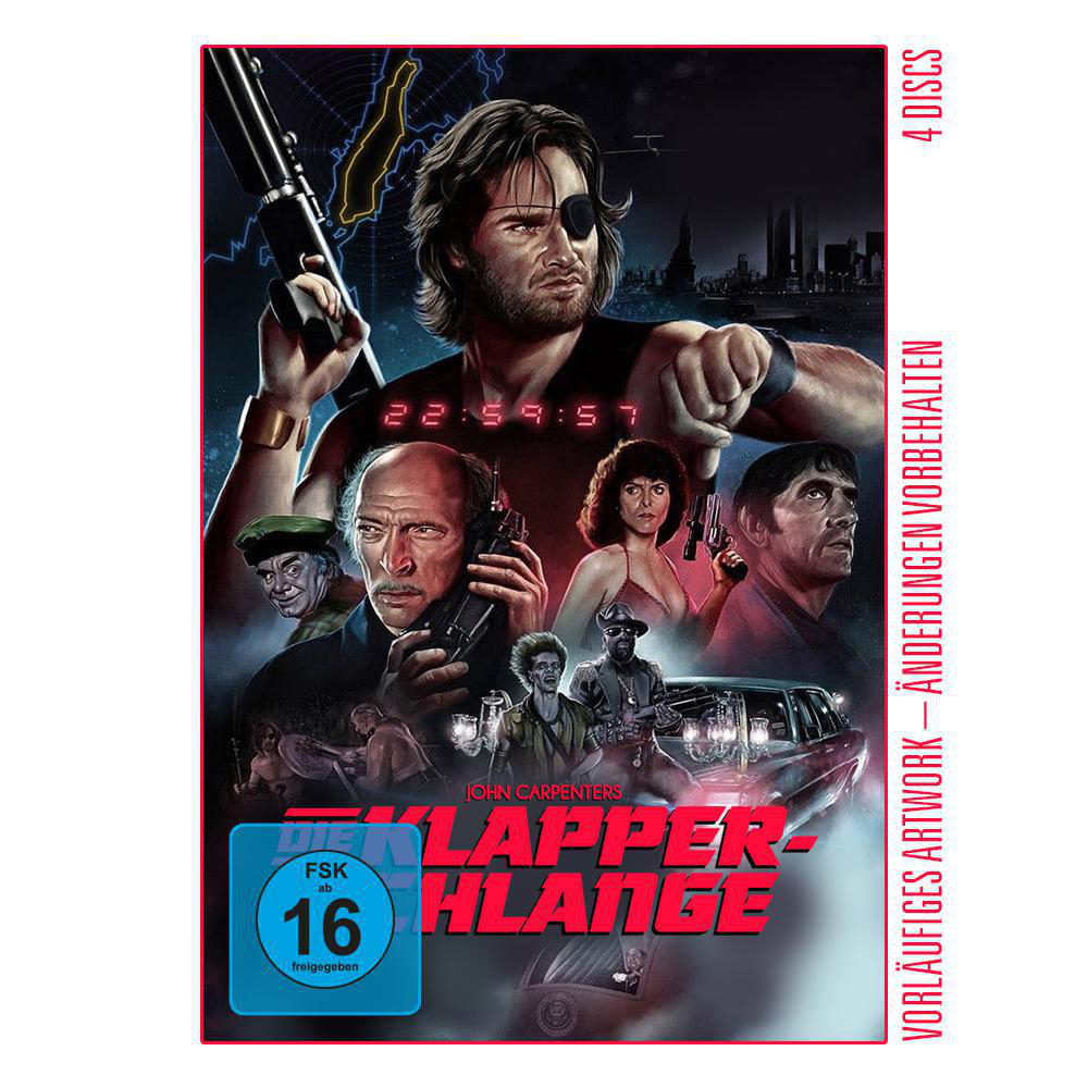 Die Klapperschlange – Mediabook, Cover D (Limited Edition + CD) 4K Ultra HD Blu-ray + Blu-ray