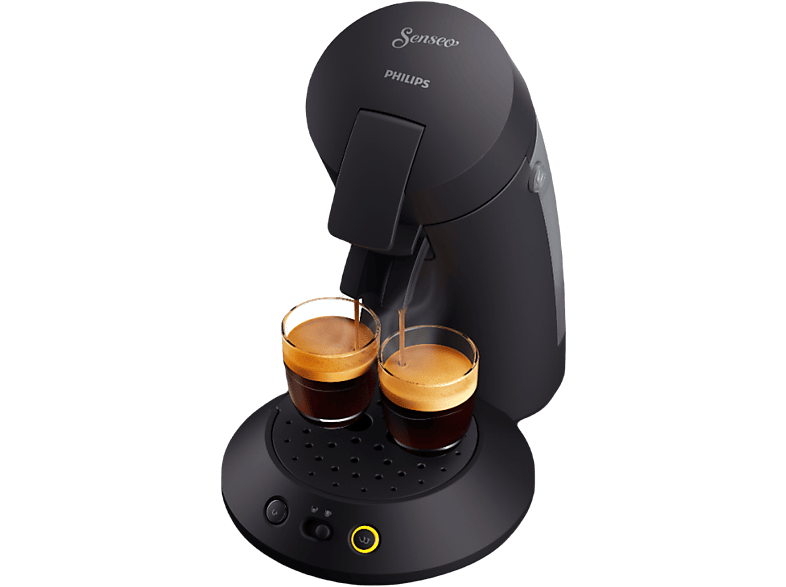 REACONDICIONADO Seminuevo Excelente Cafetera de cápsulas - Philips Senseo Original Plus CSA210/61, 220 240 V, 0.7 l, Función 2 tazas, Negro