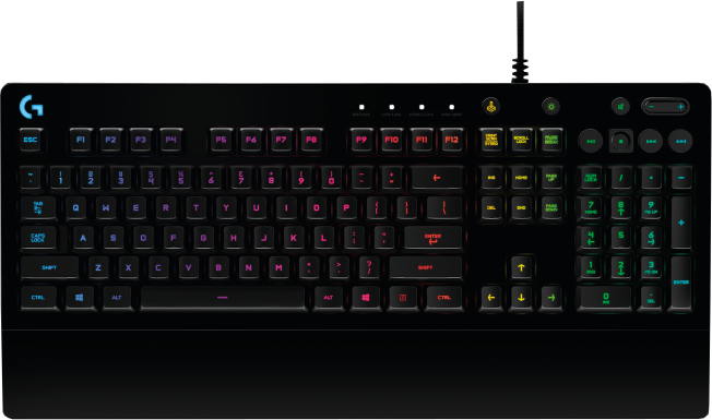 LOGITECH Gamingtoetsenbord G213 Prodigy QWERTZU Zwart (920-008089)