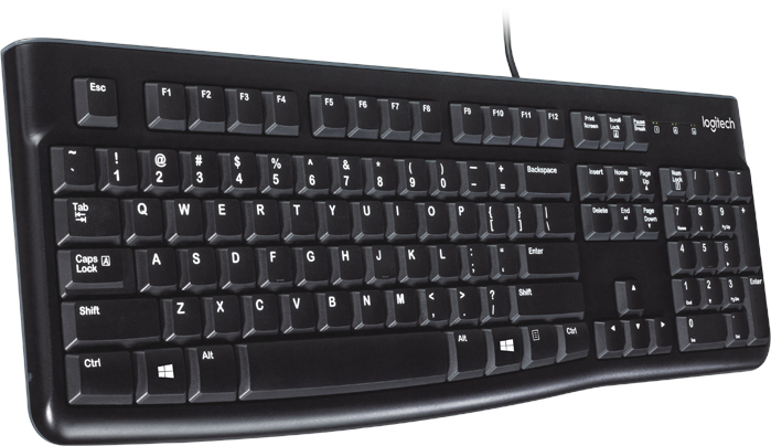 LOGITECH Clavier K120 QWERTZU Noir (920-002504)