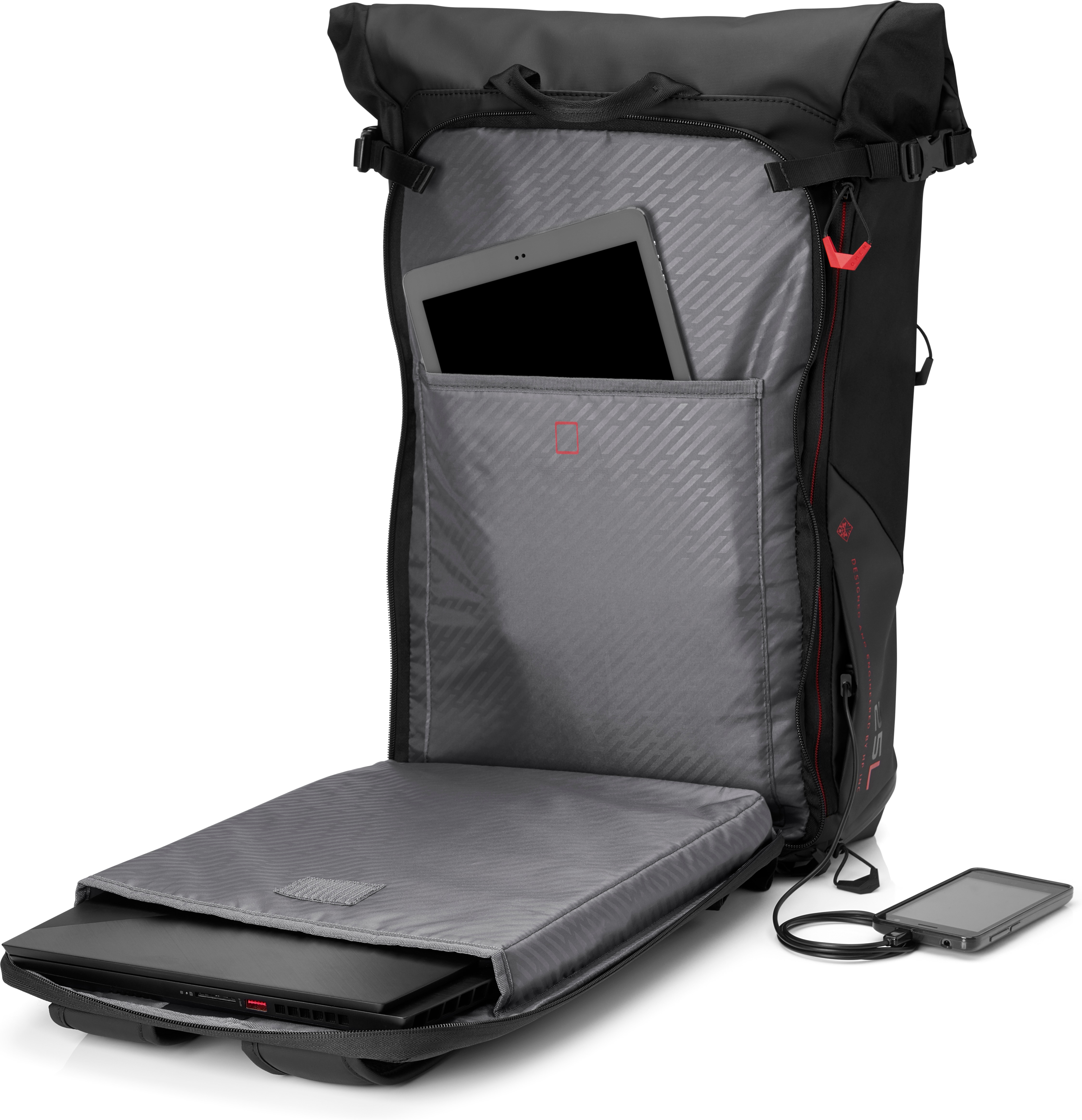 HP OMEN Transceptor 15 Rolltop Rucksack
