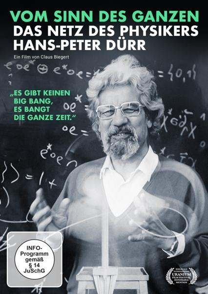 DVD-Cover mit Mann mit Brille, der auf eine Tafel schreibt. Titel: Vom Sinn des Ganzen.