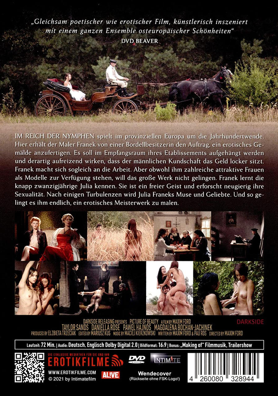 DVD-Cover mit nackten Frauen in der Natur und Text auf Deutsch.