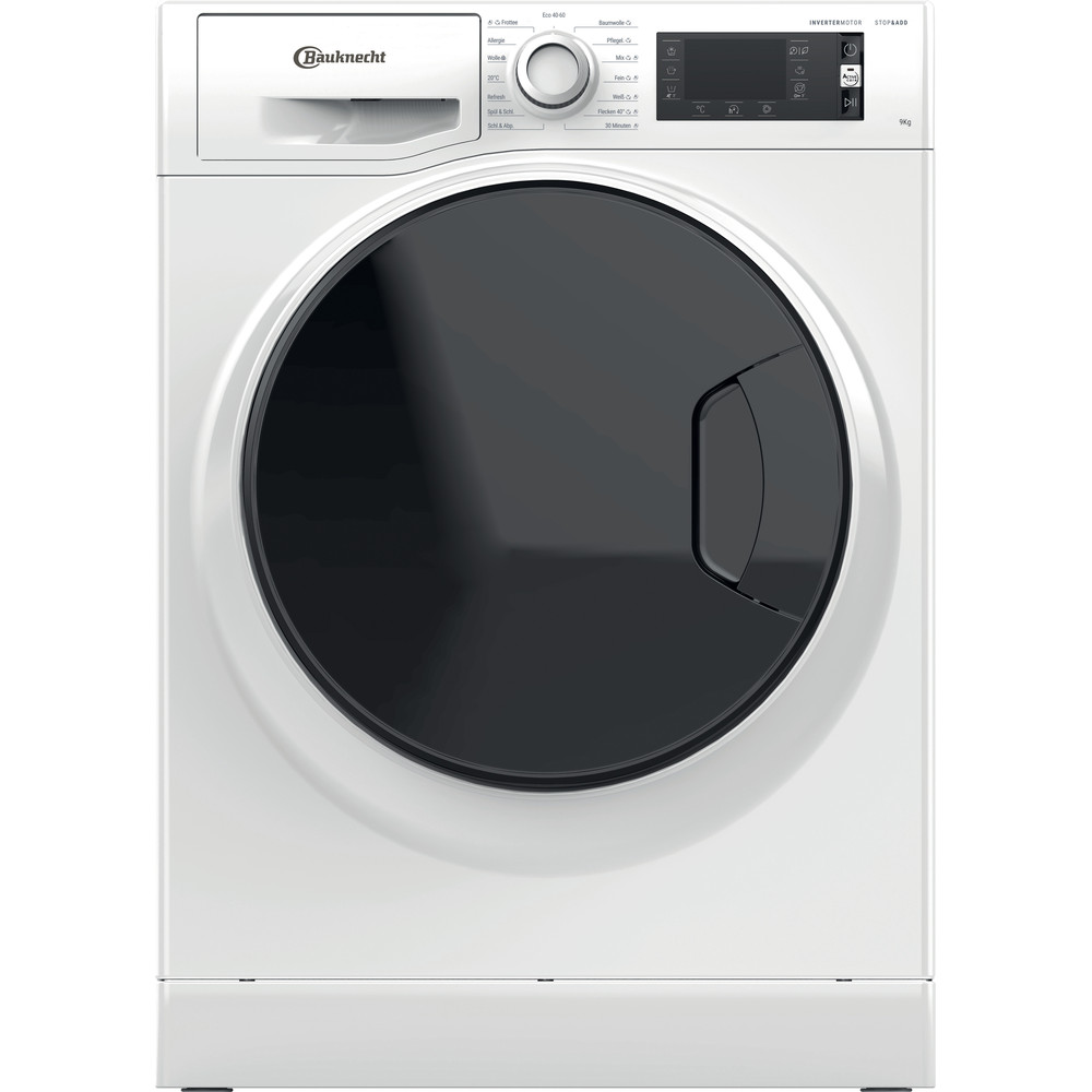 BAUKNECHT WMELITE923PS Waschmaschine Weiß Frontlader 9 kg 1351 U/Min. Waschmaschine (9 kg, 1351 U/Min., B, Frontlader)