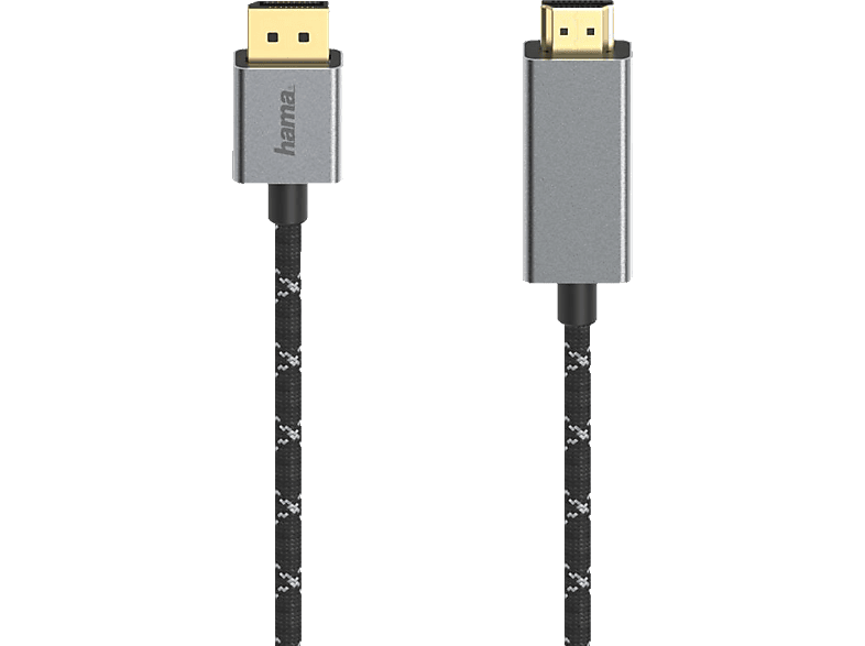 HAMA DisplayPort-Stecker auf m 1,5 Kabel, HDMI-Stecker