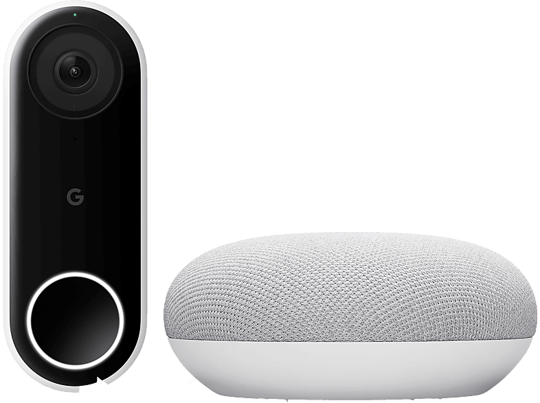 Google Nest Nest Hello + Google Mini Rock Candy