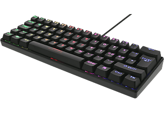 DELTACO GAMING Mini 62 gombos gamer billentyűzet, Nordic kiosztás, RGB (GAM-075)