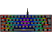 DELTACO GAMING Mini 62 gombos gamer billentyűzet, UK Angol kiosztás, RGB (GAM-075-UK)