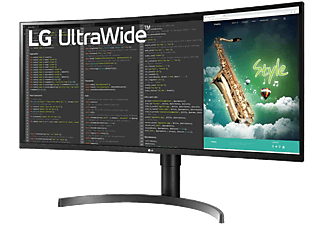 LG 35WN75C-B 35'' Ívelt QHD 100 Hz 21:9 FreeSync VA LED Monitor