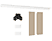 SAMSUNG Support mural My Shelf 55 Beige (VG-MSFA55BGAXC)