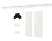 SAMSUNG Support mural My Shelf 55 Blanc (VG-MSFA55WTAXC)