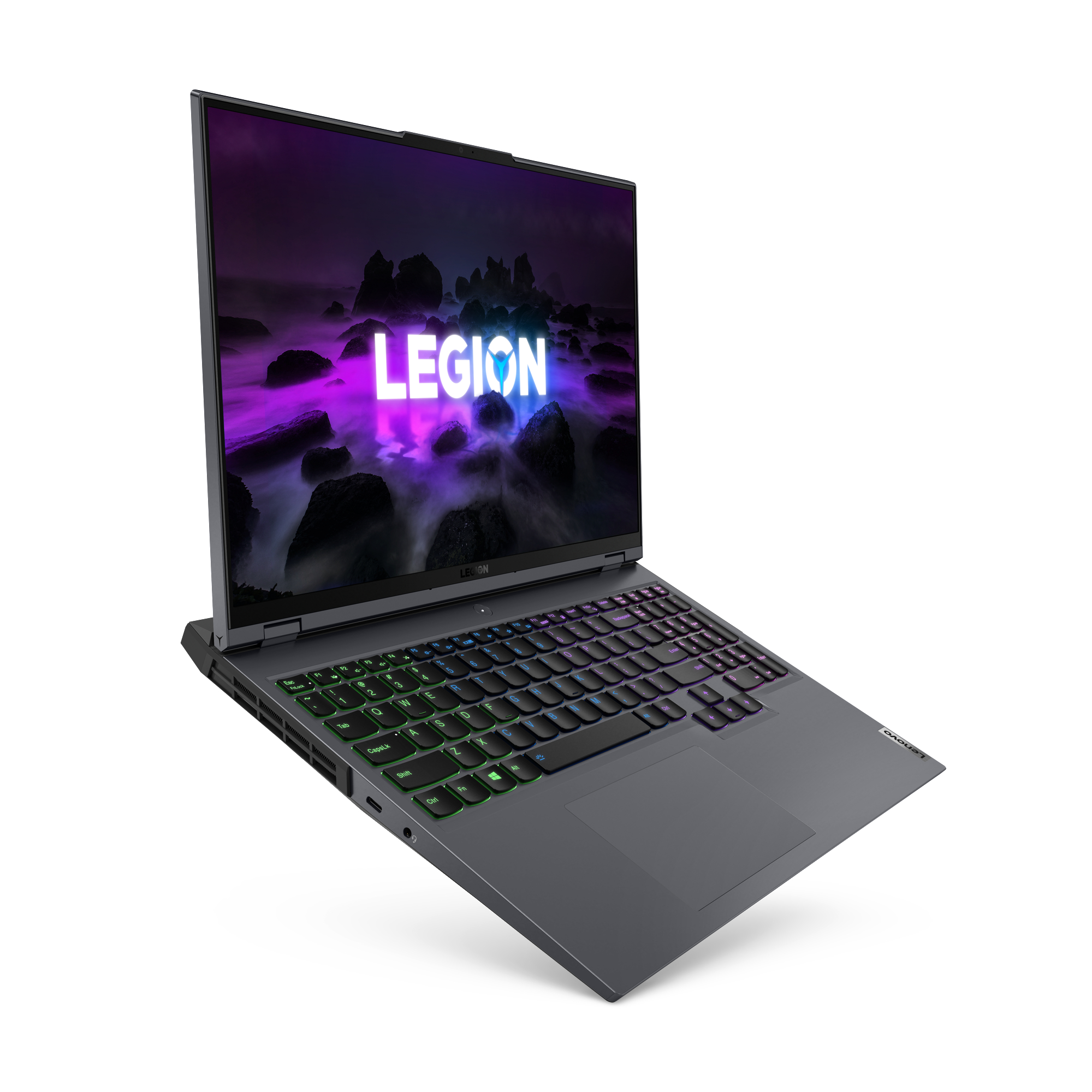 LENOVO Legion 5 GB 10 AMD Prozessor, 5600H 3060, RAM, (64 Pro, Notebook, RTX™ Grey Display, Home Windows NVIDIA, SSD, 16 Gaming mit 16 Bit) 512 GB Storm Zoll GeForce