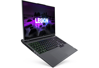 LENOVO Legion 5 Pro, Gaming Notebook mit 16 Zoll Display, AMD Ryzen™ 5 Prozessor, 16 GB RAM, 512 GB SSD, GeForce RTX 3060, Storm Grey