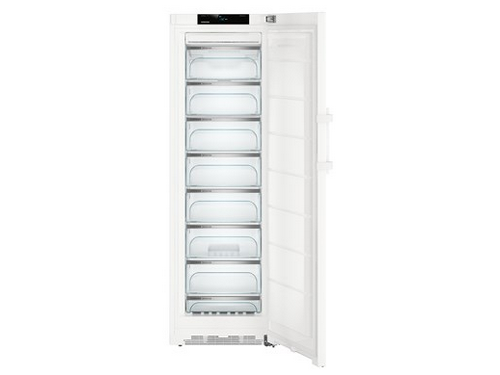 Congelador vertical - Liebherr GN 4375 Premium, 277 l, No Frost, Iluminación LED, 185 cm, Blanco