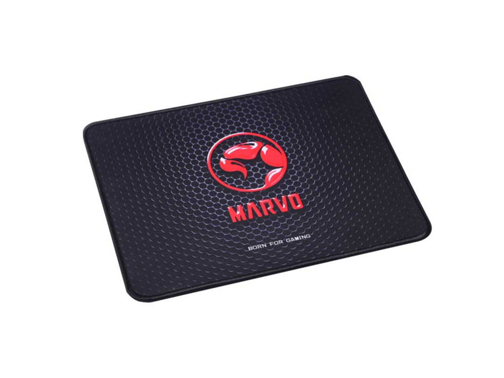 Alfombrilla gaming - Scorpion MA-G46, 300 x 230 x 3 mm, Microfibra, Ergonómico, Goma antideslizante, Negro