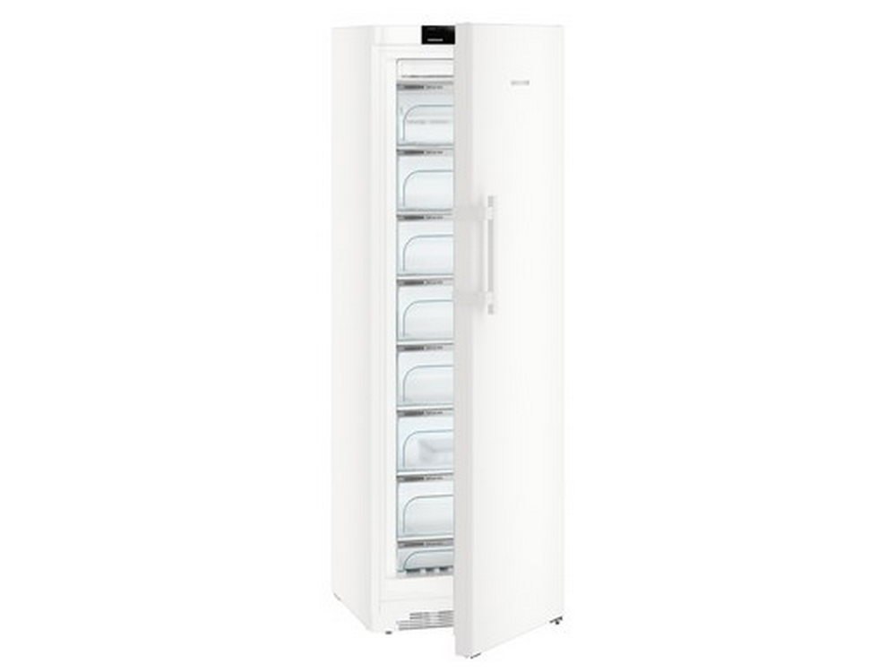 Congelador vertical - Liebherr GN 4375 Premium, 277 l, No Frost, Iluminación LED, 185 cm, Blanco