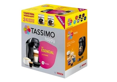 ▷ Chollo Cafetera de cápsulas Bosch Tassimo Happy por sólo 32,99€ con envío  gratis (58% de descuento)