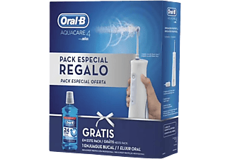 Irrigador Oral B Pack Aquacare 4 Regalo Colutorio Blanco