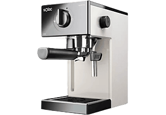 REACONDICIONADO Cafetera espresso - Squissita Easy Ivory Solac CE4505, 20bar, 1052 W, 1.5l, Blanco
