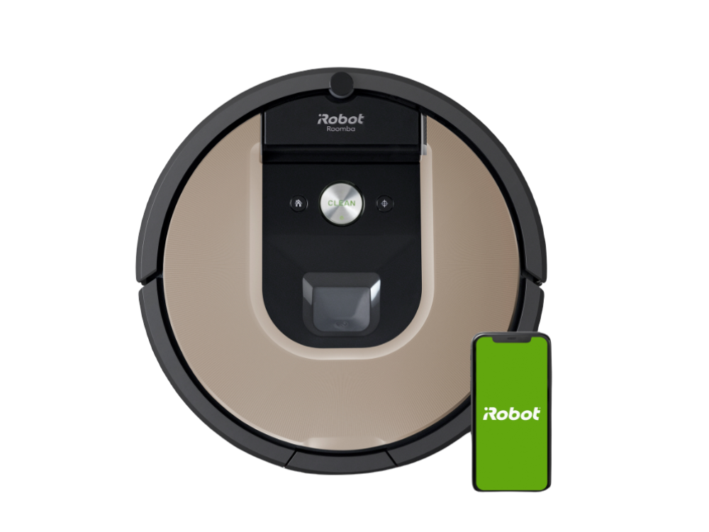 Robot aspirador - IRobot Roomba R976040, 35 W, 68 dB, Autonomía 75 min, 0.6 l, 1800 mAh, WiFi, Marrón