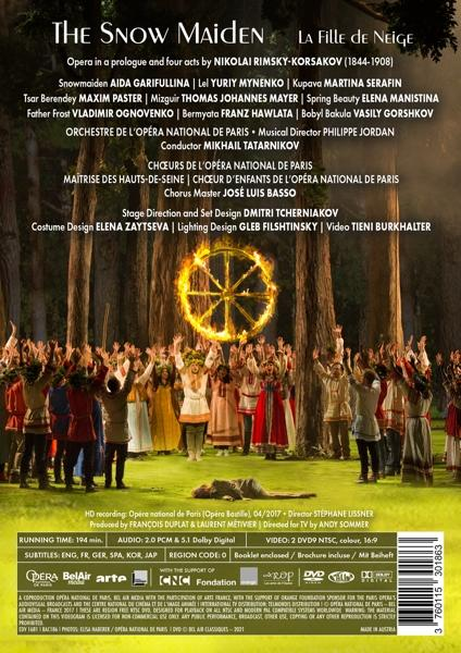 - - Garifullina THE (DVD) de A./Tatarnikov/Opéra SNOW national Paris/ MAIDEN