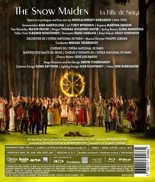 A./Tatarnikov/Opéra national de Paris/ Garifullina - THE SNOW MAIDEN  - (Blu-ray)