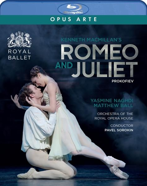 Albumcover mit einem Ballettpaar, der Titel lautet 'Romeo und Julia'.