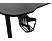 DELTACO GAMING DT320 Gamer asztal állítható magassággal, 1600x750mm, fekete (GAM-095V2)