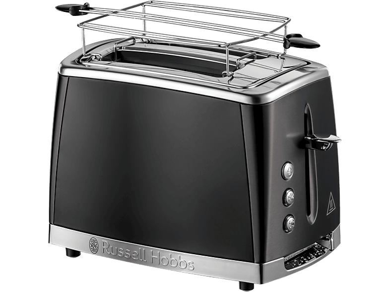 Russell Hobbs 23969 036 001 Toaster (Matt Schwarz, 1550 Watt, Schlitze: 1)