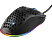 DELTACO GAMING DM210 Ultra könnyű gamer egér, RGB, 6400 DPI, fekete (GAM-108)