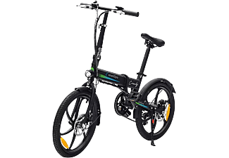 Bicicleta eléctrica - SmartGyro Ebike Crosscity, 250W, 25 km/h, Plegable, Negro