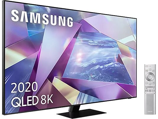 TV QLED 65" - Samsung QE65Q700TATXXC, UHD 8K, 7680x4320 píxeles, Smart TV, DVB-T2, Control por voz, Negro