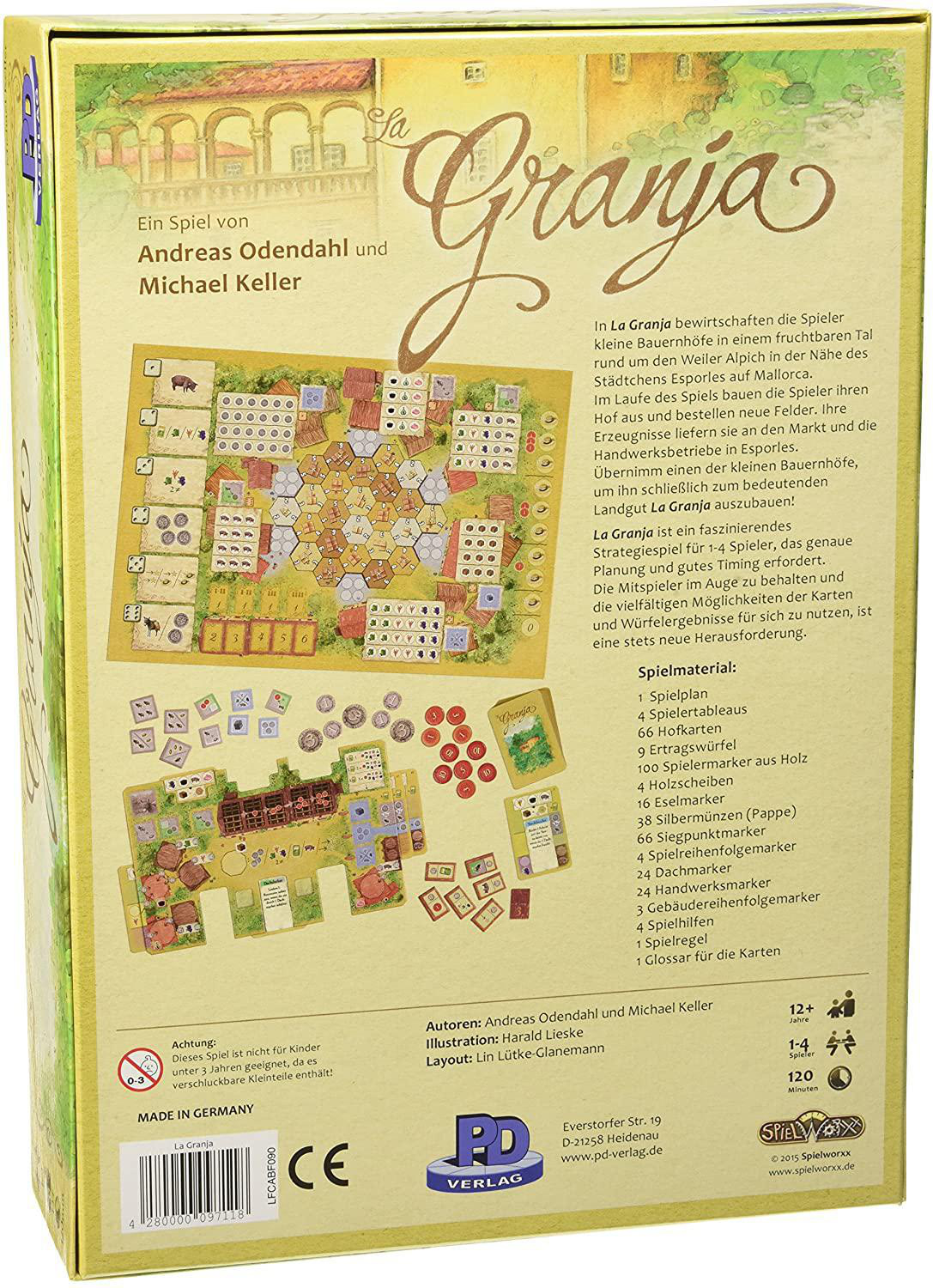 PD-VERLAG La Granja Gesellschaftsspiel Mehrfarbig