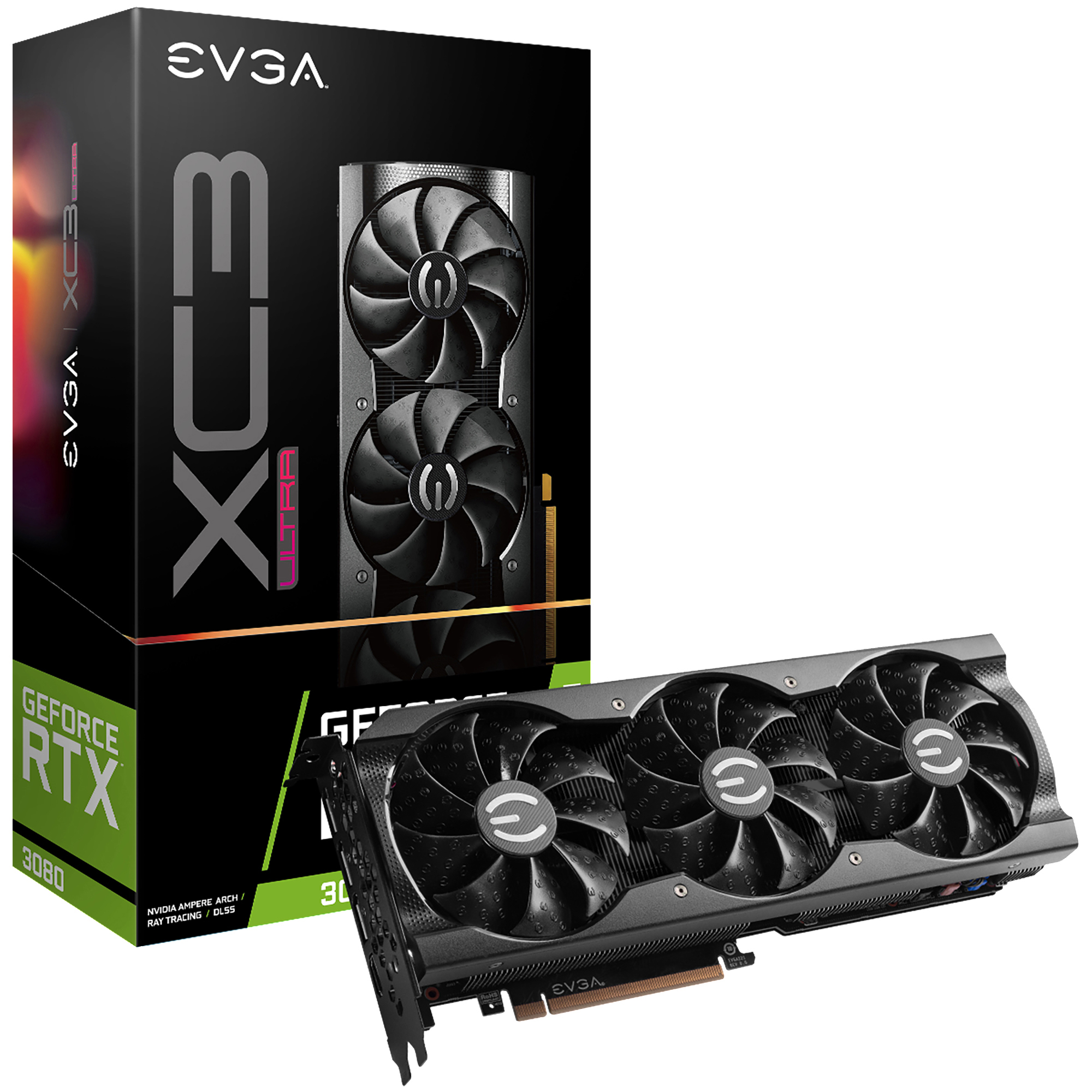 EVGA GeForce RTX™ 3080 XC3 ULTRA GAMING 10GB (810G-P5-3885-KR) (NVIDIA, Grafikkarte)