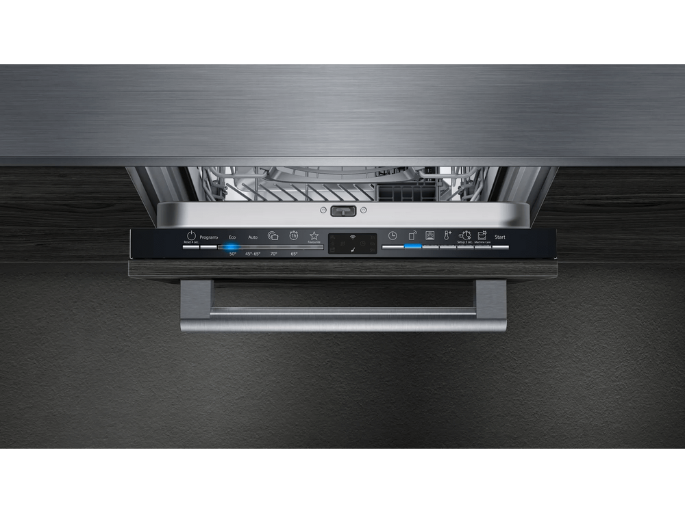 Lavavajillas integrable - Siemens SR61HX12KE, 9 servicios, 5 programas, 45 cm, WiFi, iQdrive, Inox