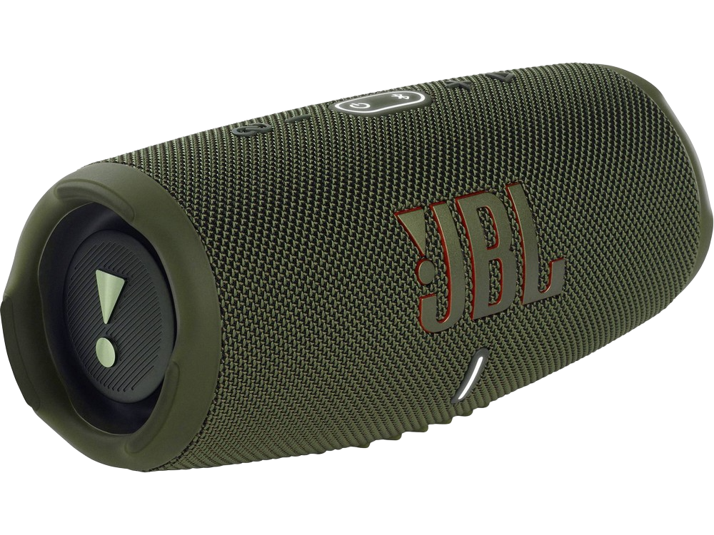 Altavoz inalámbrico - JBL Charge 5, 40 W, 20 horas, IP67, PartyBoost, USB Tipo-C, Verde