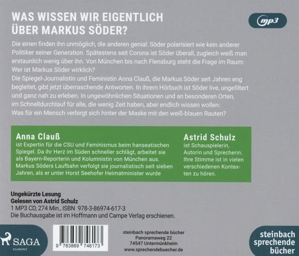 Astrid Schulz - Söder Die Andere Biografie  - (MP3-CD)