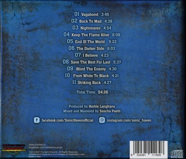 CD-Hülle mit Titelliste und Künstlerinformationen.