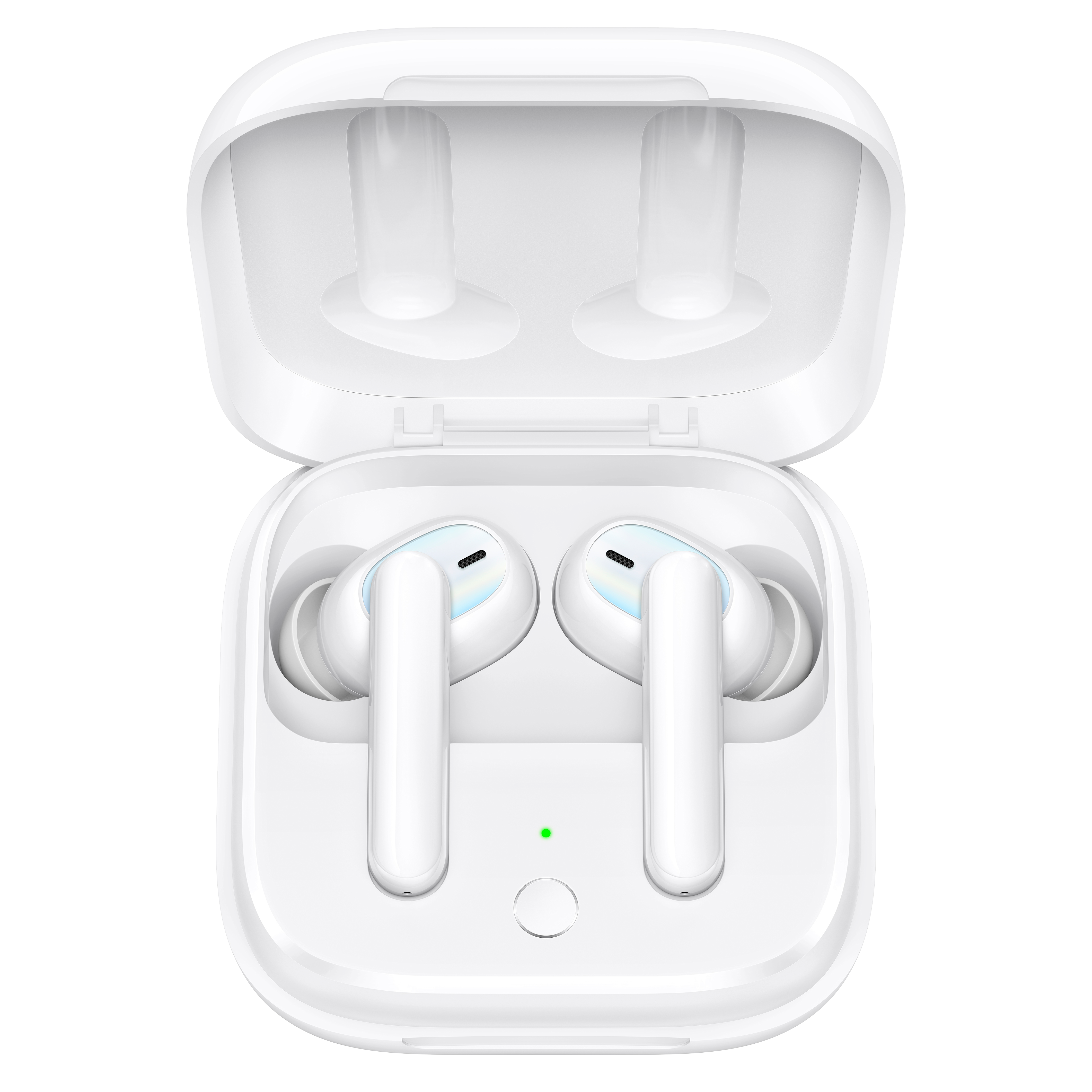 Auriculares inalámbricos - OPPO W51, De botón, Bluetooth 5.0, Hasta 24 horas, Cancelación ruido, IP54, Blanco