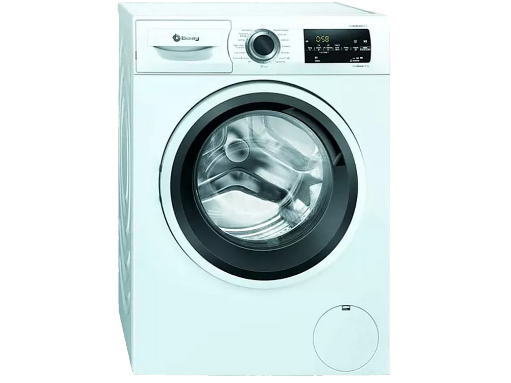 Lavadora carga frontal - Balay 3TS982BD, 8 Kg, 1200 rpm, 14 Programas, AutoDosificación , Blanco