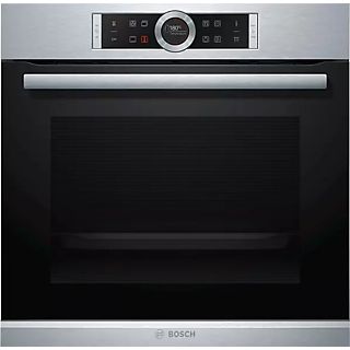 Horno - Bosch HBG675BS1, 3600 W, Pirolítico, 50 Hz, 60 cm, Acero inoxidable